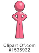 Pink Design Mascot Clipart #1535932 by Leo Blanchette