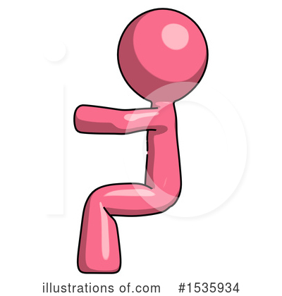 Royalty-Free (RF) Pink Design Mascot Clipart Illustration by Leo Blanchette - Stock Sample #1535934