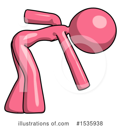 Royalty-Free (RF) Pink Design Mascot Clipart Illustration by Leo Blanchette - Stock Sample #1535938