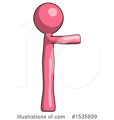 Royalty-Free (RF) Pink Design Mascot Clipart Illustration by Leo Blanchette - Stock Sample #1535939