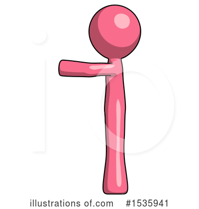 Royalty-Free (RF) Pink Design Mascot Clipart Illustration by Leo Blanchette - Stock Sample #1535941