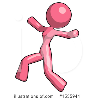 Royalty-Free (RF) Pink Design Mascot Clipart Illustration by Leo Blanchette - Stock Sample #1535944