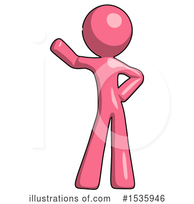 Royalty-Free (RF) Pink Design Mascot Clipart Illustration by Leo Blanchette - Stock Sample #1535946