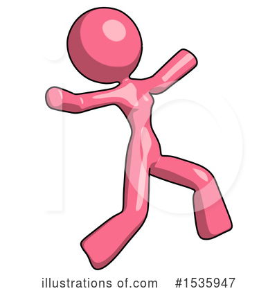 Royalty-Free (RF) Pink Design Mascot Clipart Illustration by Leo Blanchette - Stock Sample #1535947