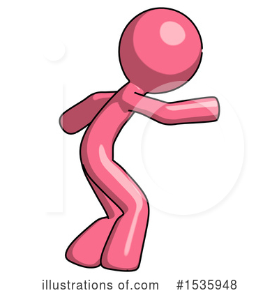 Royalty-Free (RF) Pink Design Mascot Clipart Illustration by Leo Blanchette - Stock Sample #1535948