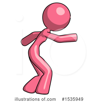 Royalty-Free (RF) Pink Design Mascot Clipart Illustration by Leo Blanchette - Stock Sample #1535949
