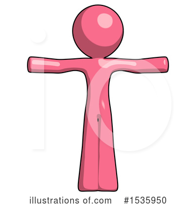 Royalty-Free (RF) Pink Design Mascot Clipart Illustration by Leo Blanchette - Stock Sample #1535950