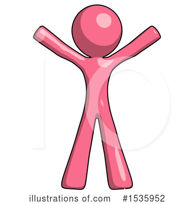 Royalty-Free (RF) Pink Design Mascot Clipart Illustration by Leo Blanchette - Stock Sample #1535952