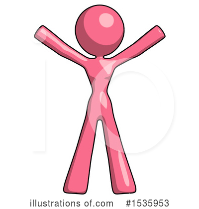 Royalty-Free (RF) Pink Design Mascot Clipart Illustration by Leo Blanchette - Stock Sample #1535953