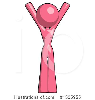 Royalty-Free (RF) Pink Design Mascot Clipart Illustration by Leo Blanchette - Stock Sample #1535955