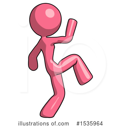 Royalty-Free (RF) Pink Design Mascot Clipart Illustration by Leo Blanchette - Stock Sample #1535964