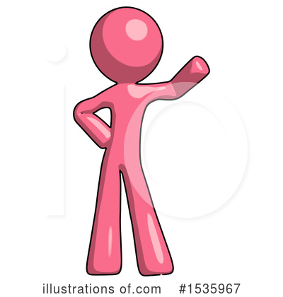 Royalty-Free (RF) Pink Design Mascot Clipart Illustration by Leo Blanchette - Stock Sample #1535967
