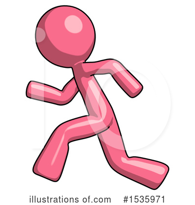 Royalty-Free (RF) Pink Design Mascot Clipart Illustration by Leo Blanchette - Stock Sample #1535971