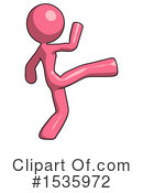 Pink Design Mascot Clipart #1535972 by Leo Blanchette