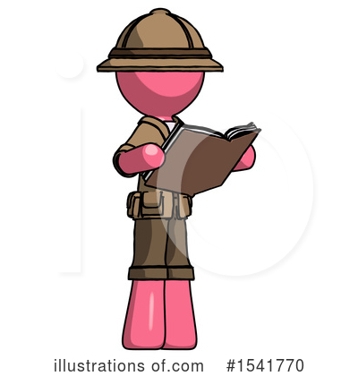 Royalty-Free (RF) Pink Design Mascot Clipart Illustration by Leo Blanchette - Stock Sample #1541770