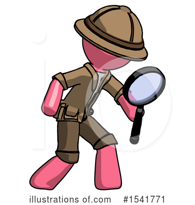 Royalty-Free (RF) Pink Design Mascot Clipart Illustration by Leo Blanchette - Stock Sample #1541771
