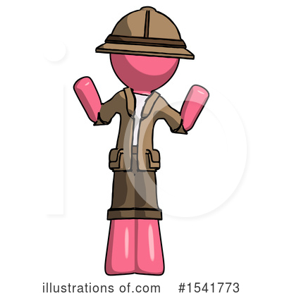 Royalty-Free (RF) Pink Design Mascot Clipart Illustration by Leo Blanchette - Stock Sample #1541773