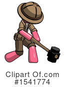 Pink Design Mascot Clipart #1541774 by Leo Blanchette