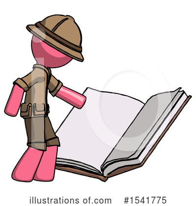 Royalty-Free (RF) Pink Design Mascot Clipart Illustration by Leo Blanchette - Stock Sample #1541775
