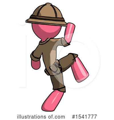 Royalty-Free (RF) Pink Design Mascot Clipart Illustration by Leo Blanchette - Stock Sample #1541777