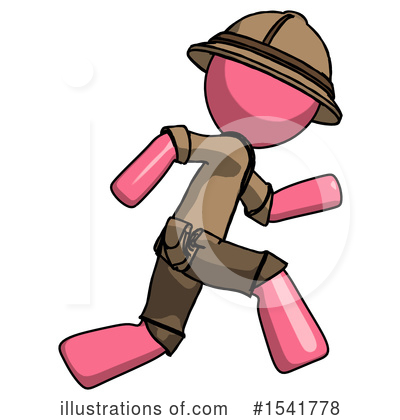 Royalty-Free (RF) Pink Design Mascot Clipart Illustration by Leo Blanchette - Stock Sample #1541778