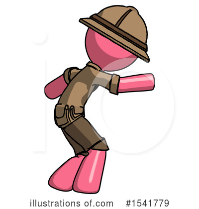 Royalty-Free (RF) Pink Design Mascot Clipart Illustration by Leo Blanchette - Stock Sample #1541779