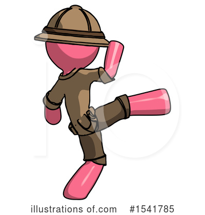 Royalty-Free (RF) Pink Design Mascot Clipart Illustration by Leo Blanchette - Stock Sample #1541785