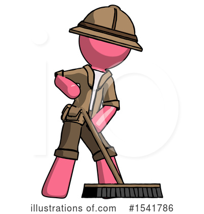 Royalty-Free (RF) Pink Design Mascot Clipart Illustration by Leo Blanchette - Stock Sample #1541786