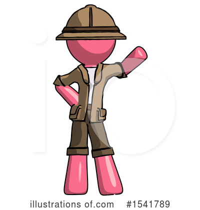 Royalty-Free (RF) Pink Design Mascot Clipart Illustration by Leo Blanchette - Stock Sample #1541789