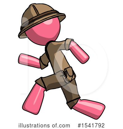 Royalty-Free (RF) Pink Design Mascot Clipart Illustration by Leo Blanchette - Stock Sample #1541792