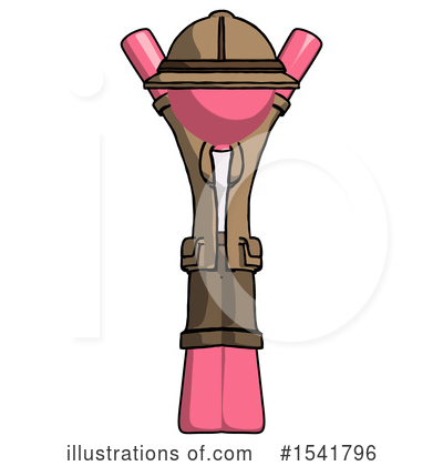 Royalty-Free (RF) Pink Design Mascot Clipart Illustration by Leo Blanchette - Stock Sample #1541796