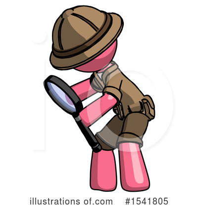 Royalty-Free (RF) Pink Design Mascot Clipart Illustration by Leo Blanchette - Stock Sample #1541805