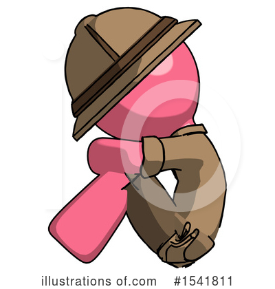 Royalty-Free (RF) Pink Design Mascot Clipart Illustration by Leo Blanchette - Stock Sample #1541811