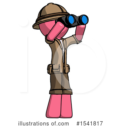 Royalty-Free (RF) Pink Design Mascot Clipart Illustration by Leo Blanchette - Stock Sample #1541817