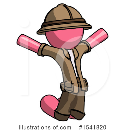 Royalty-Free (RF) Pink Design Mascot Clipart Illustration by Leo Blanchette - Stock Sample #1541820