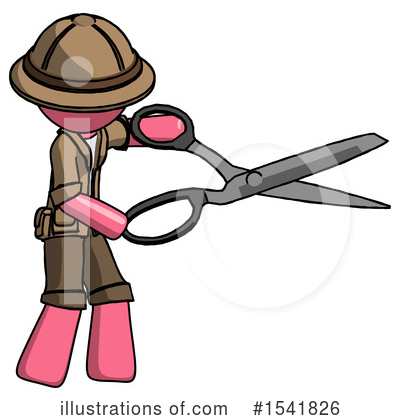 Royalty-Free (RF) Pink Design Mascot Clipart Illustration by Leo Blanchette - Stock Sample #1541826