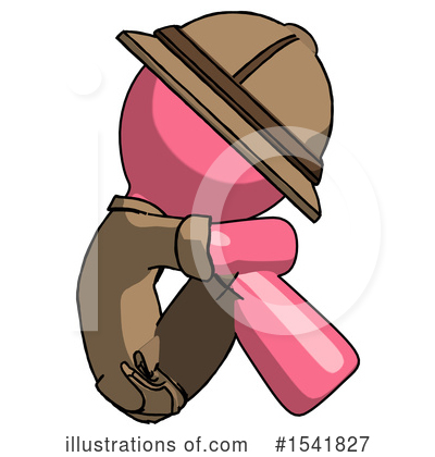Royalty-Free (RF) Pink Design Mascot Clipart Illustration by Leo Blanchette - Stock Sample #1541827