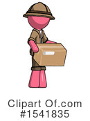 Pink Design Mascot Clipart #1541835 by Leo Blanchette