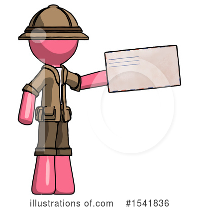 Royalty-Free (RF) Pink Design Mascot Clipart Illustration by Leo Blanchette - Stock Sample #1541836