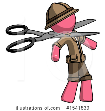 Royalty-Free (RF) Pink Design Mascot Clipart Illustration by Leo Blanchette - Stock Sample #1541839