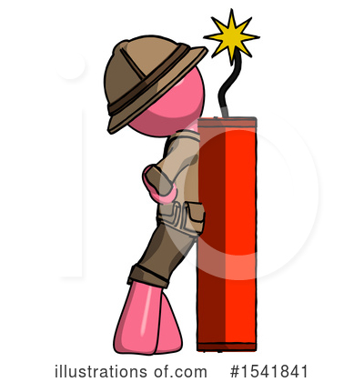 Royalty-Free (RF) Pink Design Mascot Clipart Illustration by Leo Blanchette - Stock Sample #1541841