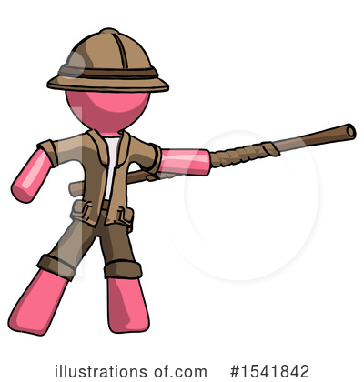 Royalty-Free (RF) Pink Design Mascot Clipart Illustration by Leo Blanchette - Stock Sample #1541842