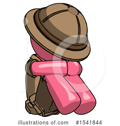 Royalty-Free (RF) Pink Design Mascot Clipart Illustration by Leo Blanchette - Stock Sample #1541844