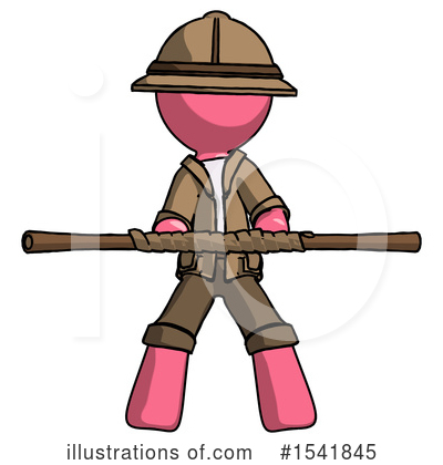 Royalty-Free (RF) Pink Design Mascot Clipart Illustration by Leo Blanchette - Stock Sample #1541845