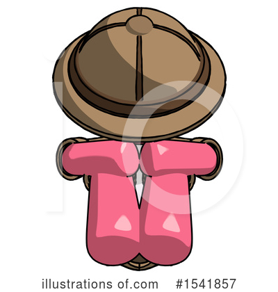 Royalty-Free (RF) Pink Design Mascot Clipart Illustration by Leo Blanchette - Stock Sample #1541857