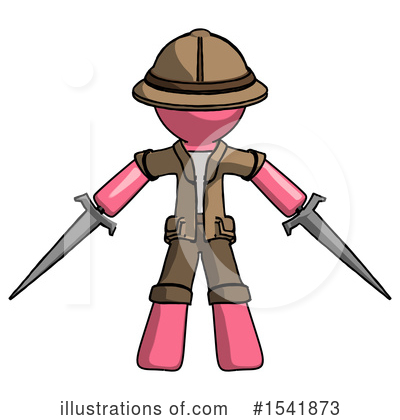 Royalty-Free (RF) Pink Design Mascot Clipart Illustration by Leo Blanchette - Stock Sample #1541873