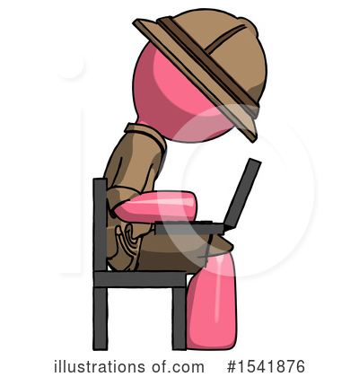 Royalty-Free (RF) Pink Design Mascot Clipart Illustration by Leo Blanchette - Stock Sample #1541876