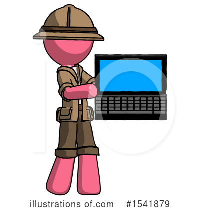 Royalty-Free (RF) Pink Design Mascot Clipart Illustration by Leo Blanchette - Stock Sample #1541879