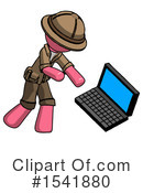 Pink Design Mascot Clipart #1541880 by Leo Blanchette