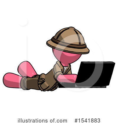 Royalty-Free (RF) Pink Design Mascot Clipart Illustration by Leo Blanchette - Stock Sample #1541883